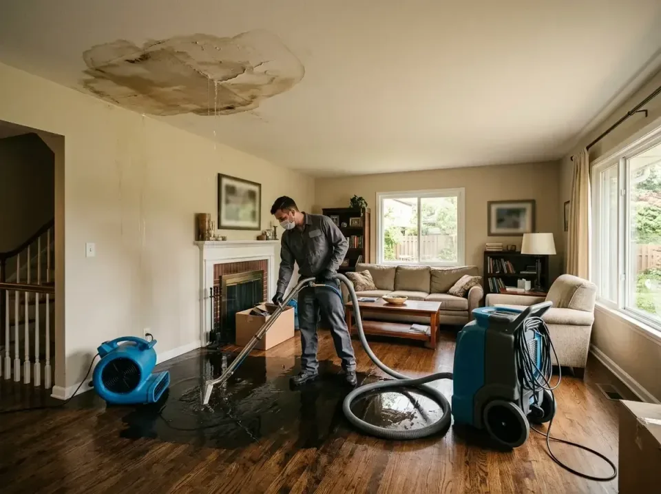 attic-pipe-burst-ceiling-drip-008 — frequently asked questions, Water Damage Restoration & Carpet Care in Skidway Lake, MI